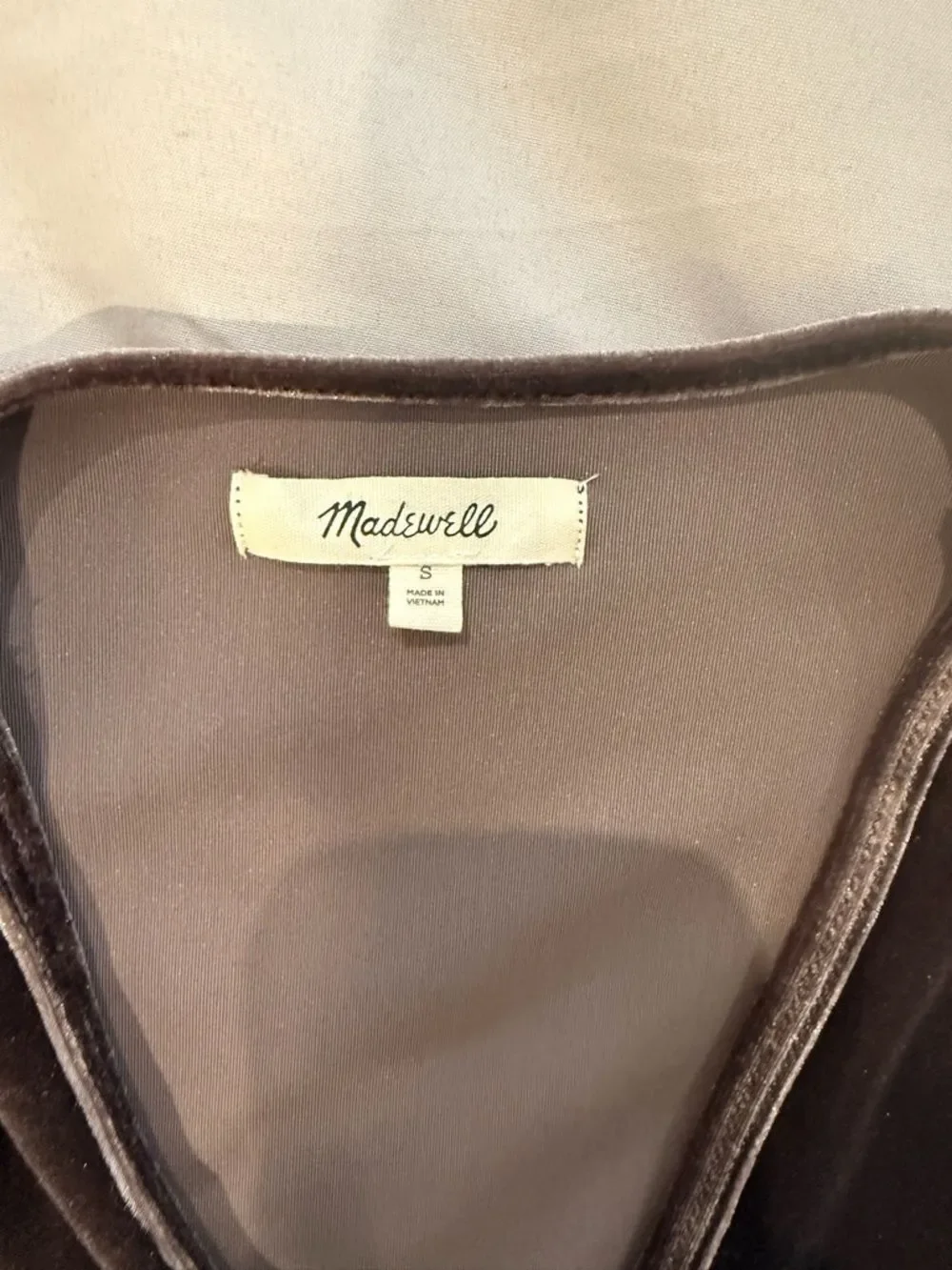 Madewell Velvet Ballet Wrap Top
